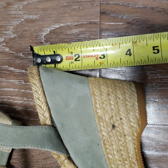 (EU41) Made in Spain Peep Toe Wedge Espadrilles Heels Fringe Vacation Cruise - Picture 10 of 12